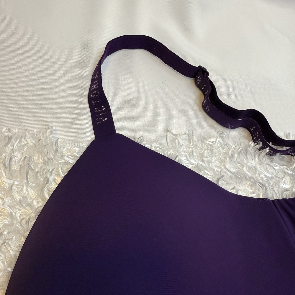 Victoria's Secret Bra 32DDD T-Shirt Lightly Lined Wireless Convertible Purple - Picture 2 of 11